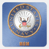 US Navy Mom Sticker (Voorkant)