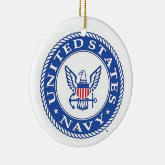 US Navy® Naval Base San Diego kerstversiering Keramisch Ornament (Rechts)