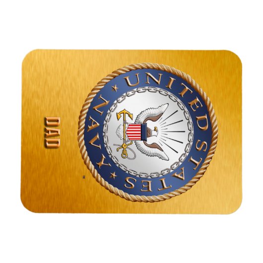 US Navy Pap Flexibele fotomagneet Magneet (Horizontaal)