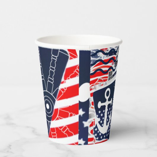 US Navy Papieren Bekers (Rechts)