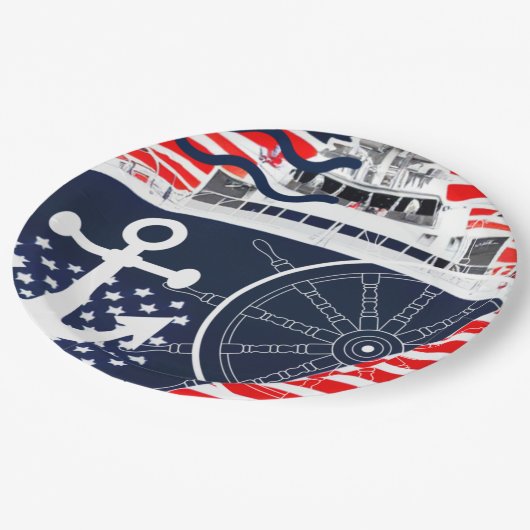 US Navy Papieren Bordje (Gekanteld)