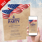 US Navy Pensioen Anker Roestig Vlag Militaire Kaart