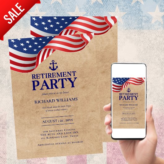 US Navy Pensioen Anker Roestig Vlag Militaire Kaart