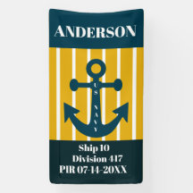 US Navy PIR Afstuderen Deurbanner