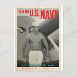 US Navy Recrugement Poster Briefkaart