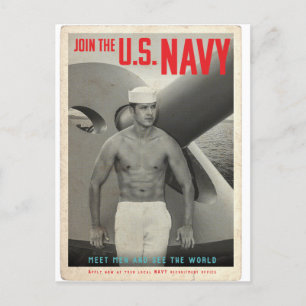 US Navy Recrugement Poster Briefkaart