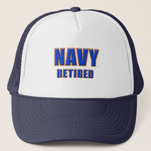 US Navy Remoe Trucker Hat Trucker Pet (Voorkant)