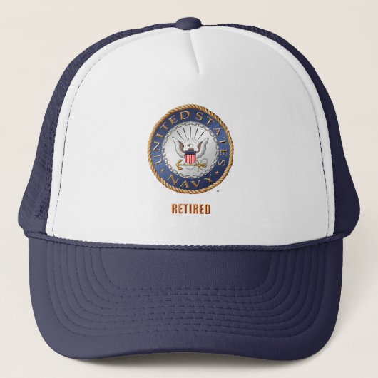 US Navy Remoe Trucker Hat Trucker Pet (Voorkant)