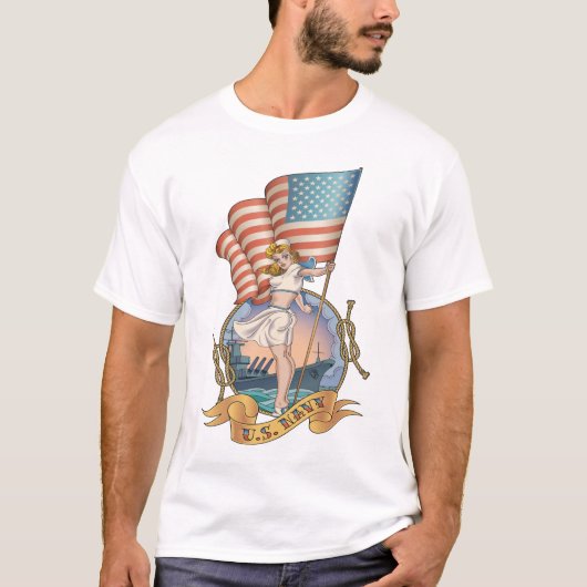 US Navy Retro Shirt (Voorkant)