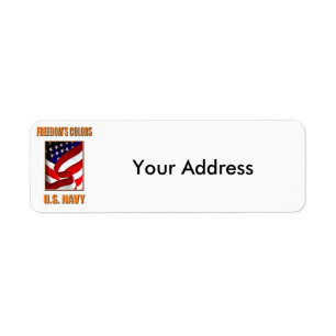 US Navy Return Address Labels