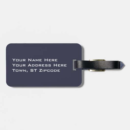 US Navy Seabee Bagagelabel (Achterkant horizontaal)