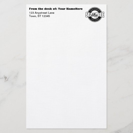 US Navy Seabee Briefpapier (Voorkant)