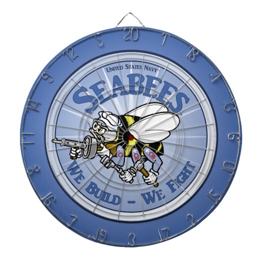 US Navy Seabee Dartbord (Voorkant)
