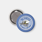 US Navy Seabee Magneet (Voorkant / Achterkant)