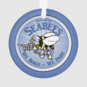 US Navy Seabee Ornament (achterkant)