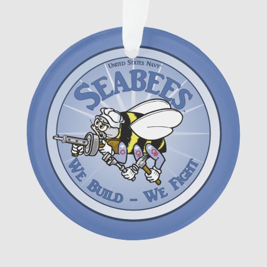 US Navy Seabee Ornament (voorkant)