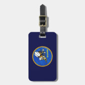 US Navy Seabees Logo Bagagelabel (Voorkant verticaal)