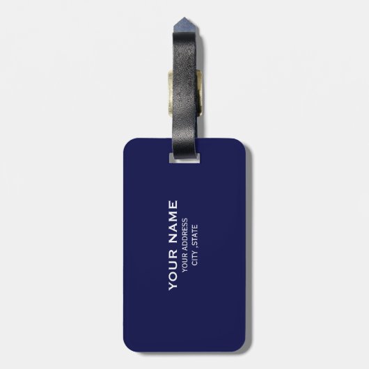 US Navy Seabees Logo Bagagelabel (Achterkant verticaal)