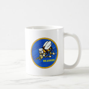 US Navy Seabees Logo Koffiemok