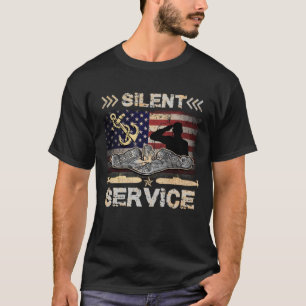 US Navy Submarines Silent Service T-Shirt Patriot