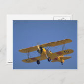 US Navy versie, Stearman N3N3 Briefkaart (Voorkant / Achterkant)