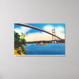 US Navy Vessel Canvas Afdruk