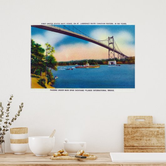 US Navy Vessel Poster (Keuken)