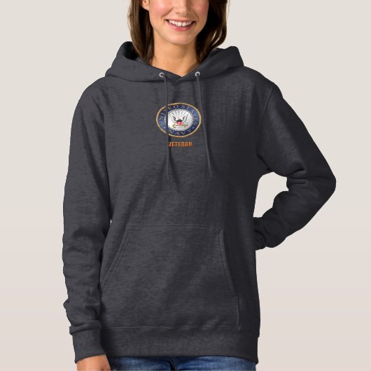 US Navy Vet Women's American Apparel Sweatshirt (Voorkant)