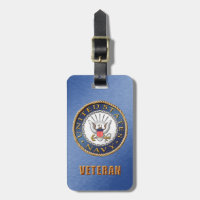 US Navy Veteran Bagagelabel