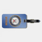 US Navy Veteran Bagagelabel (Achterkant horizontaal)