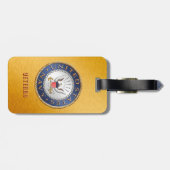 US Navy Veteran Bagagelabel (Achterkant horizontaal)