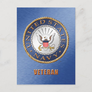 US Navy Veteran Briefkaart
