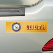 US Navy Veteran Bumpersticker (Op auto)