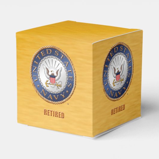 US Navy Veteran Favor Box Bedankdoosjes (Achterkant)