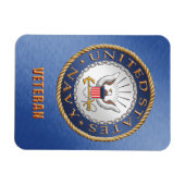 US Navy Veteran Flexibele fotomagneet Magneet (Horizontaal)