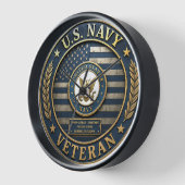US Navy Veteran Honor Clock (Hoek)