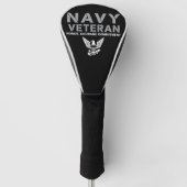 US Navy Veteran Honor Courage Commitment Golfheadcover (Voorkant)