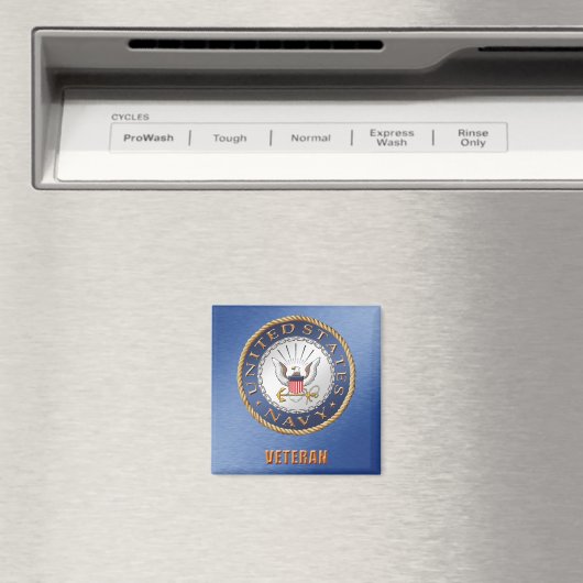US Navy Veteran Magnet (Insitu (Vaatwasser))