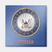 US Navy Veteran Magnet (Voorkant)