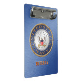 US Navy Veteran Mini Clipboard Klembord (Schuin)