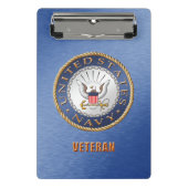 US Navy Veteran Mini Clipboard Mini Klembord (Voorkant)