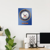 US Navy Veteran Poster (Thuiskantoor)