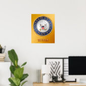 US Navy Veteran Poster (Thuiskantoor)