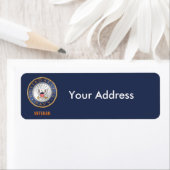 US Navy Veteran Return Address Label (Insitu)