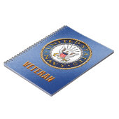 US Navy Veteran Spiral-fotonotebook Notitieboek (Linkerzijde)