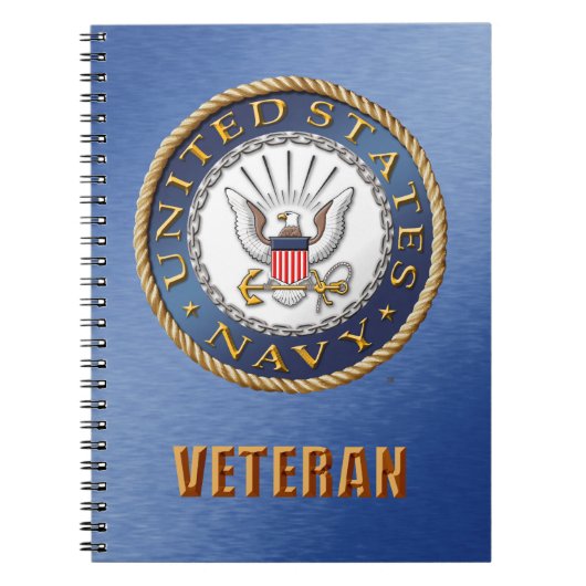 US Navy Veteran Spiral-fotonotebook Notitieboek (Voorkant)
