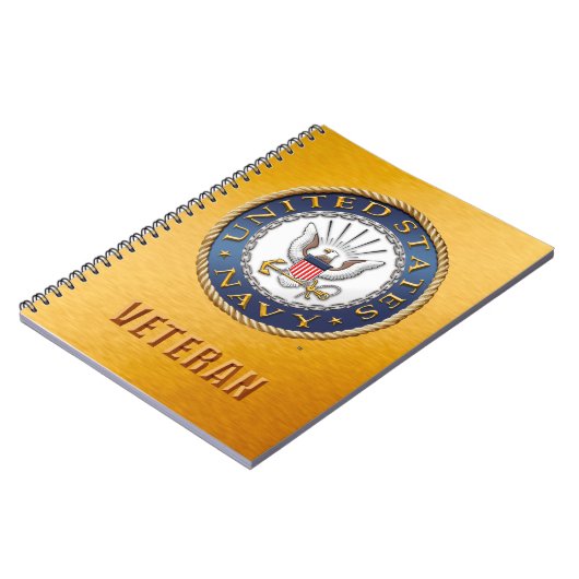 US Navy Veteran Spiral-fotonotebook Notitieboek (Linkerzijde)