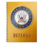 US Navy Veteran Spiral-fotonotebook Notitieboek (Voorkant)
