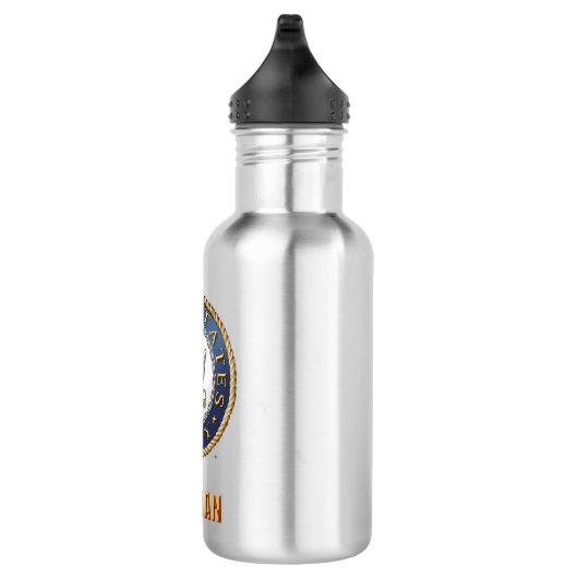 US Navy Veteran Water Bottle Waterfles (Rechts)