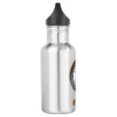 US Navy Veteran Water Bottle Waterfles (Links)